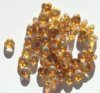 50 4x7mm Tri-Cut Crystal Firepolish Beads